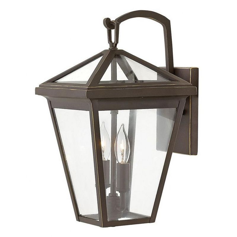 Estate Elegance Dual-Light Dimmable Wall Lantern in Oil Rubbed Bronze