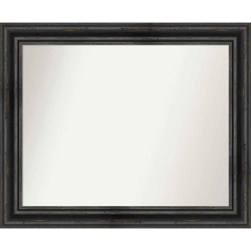 Rustic Black Pine Full Length Rectangular Bathroom Vanity Mirror