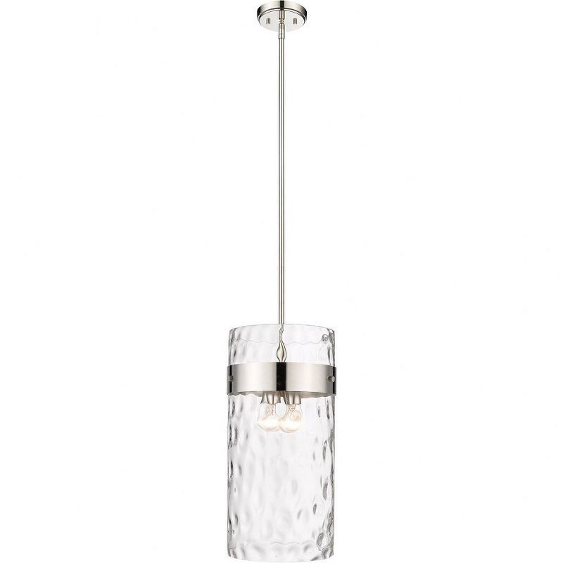 Fontaine Transitional 4-Light Indoor/Outdoor Polished Nickel Pendant