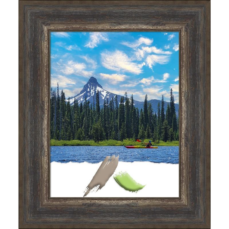 Alta Rustic Char 11x14 Black Polystyrene Wall Frame