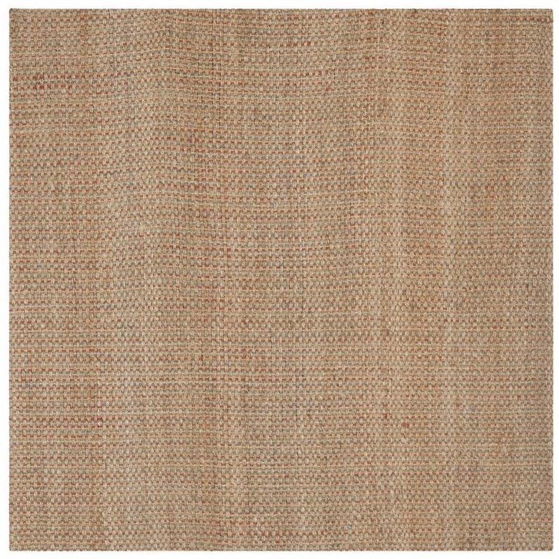 Safavieh Artisanal Natural/Multi 6' Square Hand-Woven Jute Area Rug