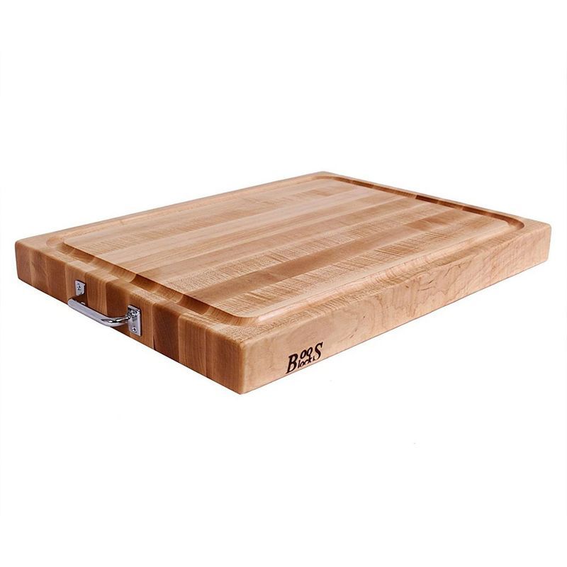 Large Maple Wood Reversible Cutting Board with Handles