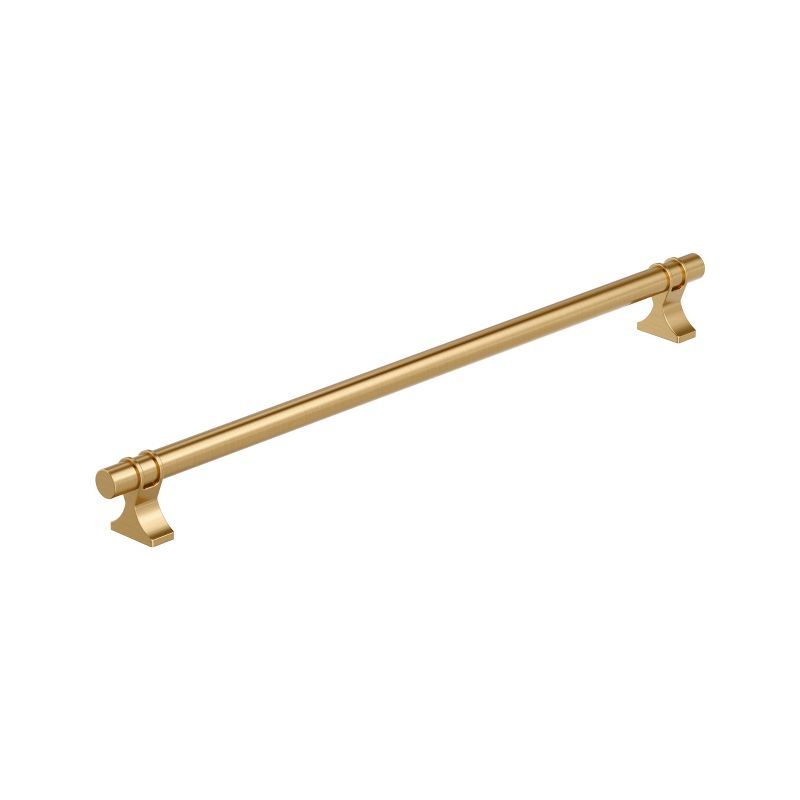 Champagne Bronze 12-5/8 Inch Modern Industrial Bar Pull