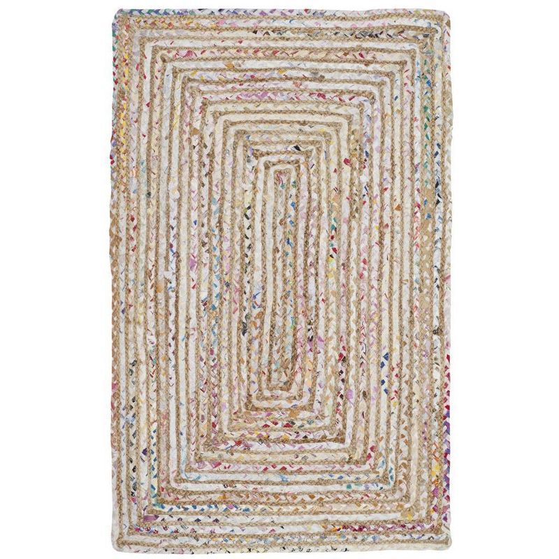 Coastal Breeze Beige & Multi Cotton Flat-Woven 2'3" x 4' Rug