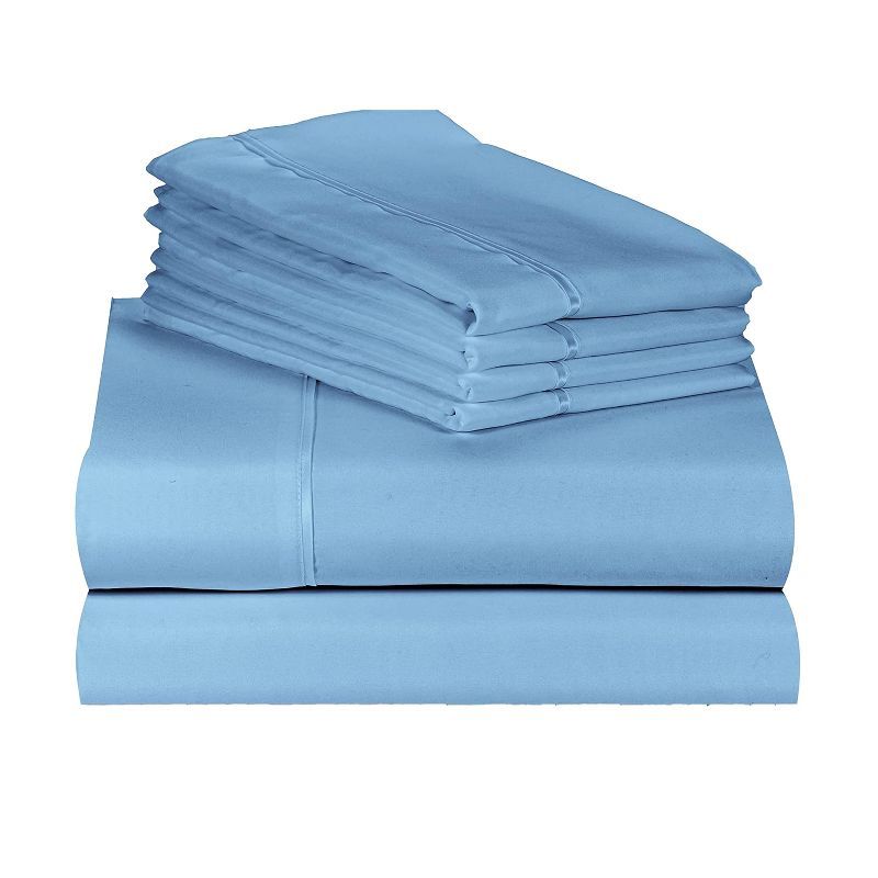 Denim Twin XL Rayon Bamboo Microfiber Deep Pocket Sheet Set