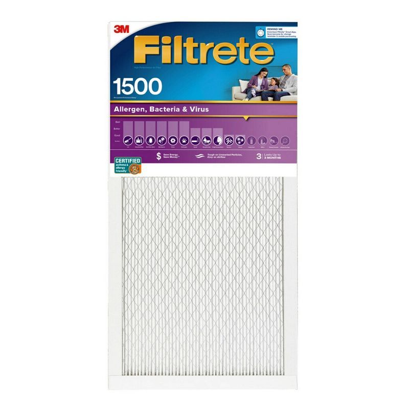 Filtrete 16x20x1 Allergen Bacteria Virus Air Filter