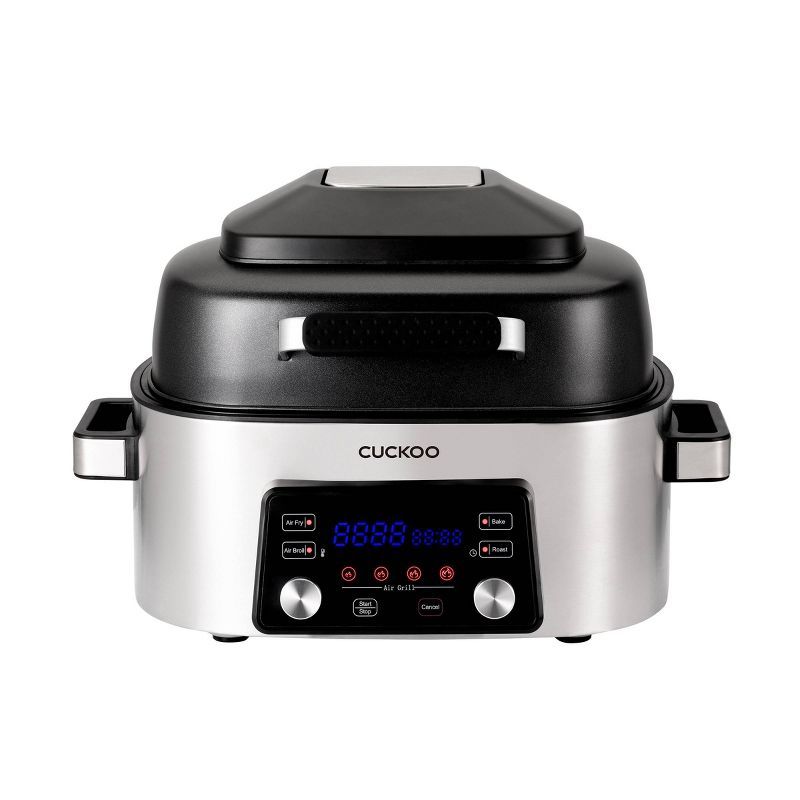 CUCKOO 6-Quart Stainless Steel Countertop Air Grill and Fryer