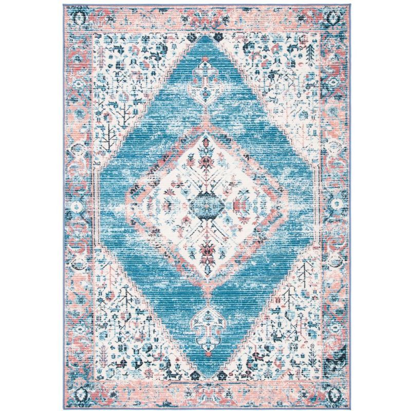 Ivory Elegance Hand-Knotted Wool & Viscose 54" Rectangular Rug