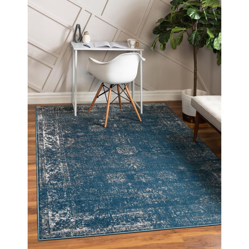 Casino Sofia Chic Blue Rectangular Indoor Rug