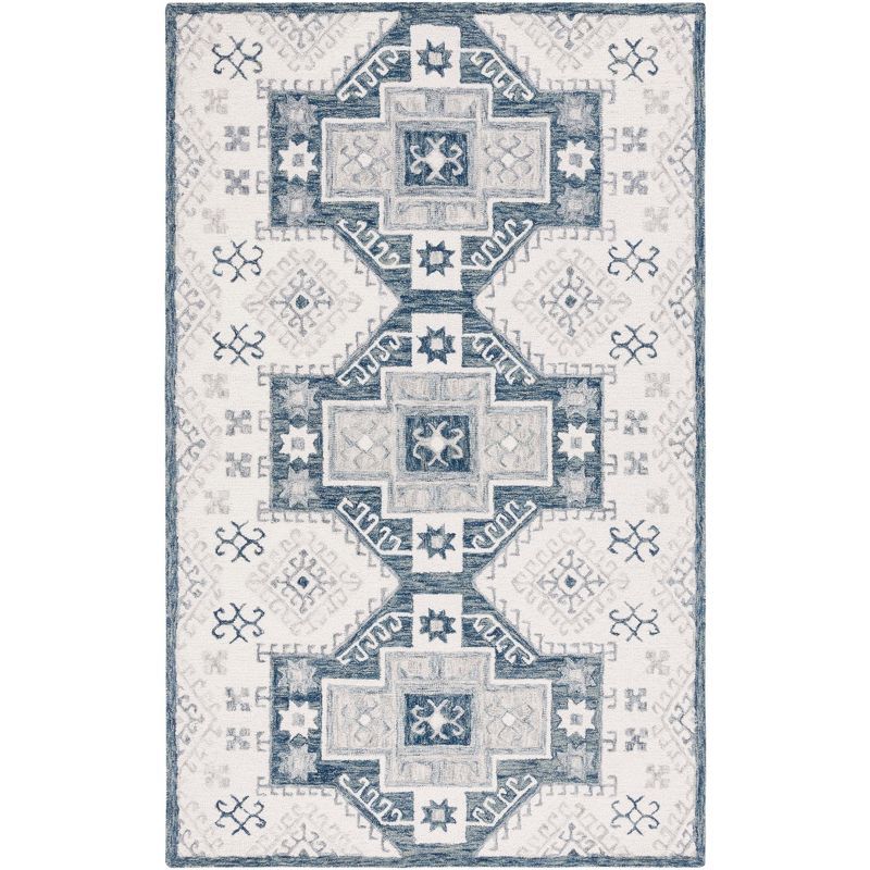 Ivory Elegance 8' x 10' Hand-Tufted Wool Area Rug