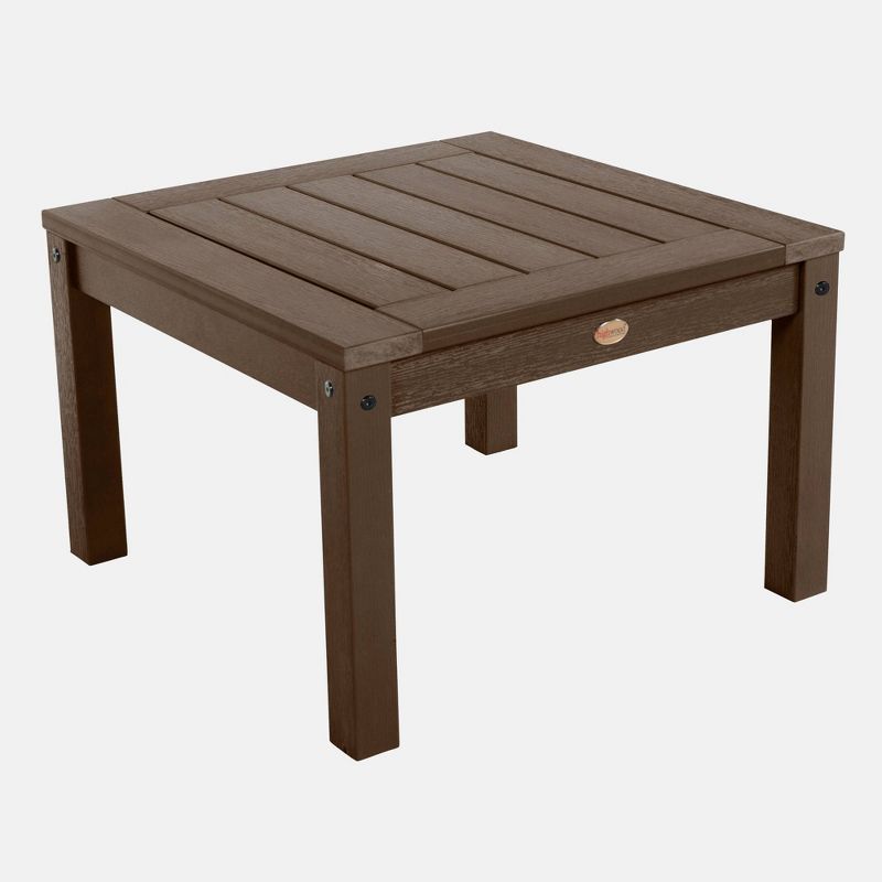 Weathered Acorn 24" Square Outdoor Side Table