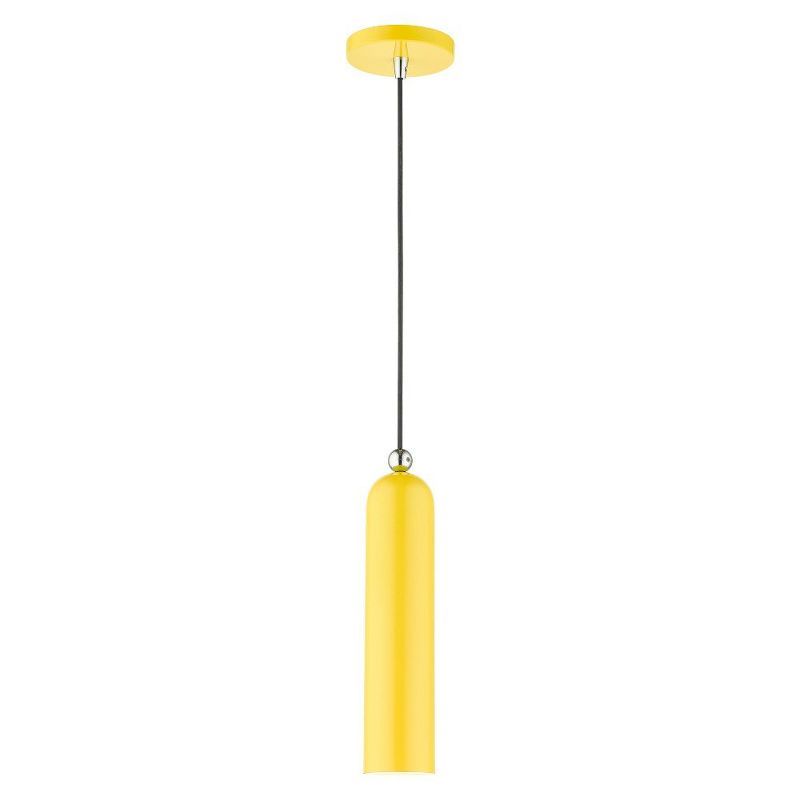 Ardmore Shiny Yellow Brass and Glass LED Pendant Light