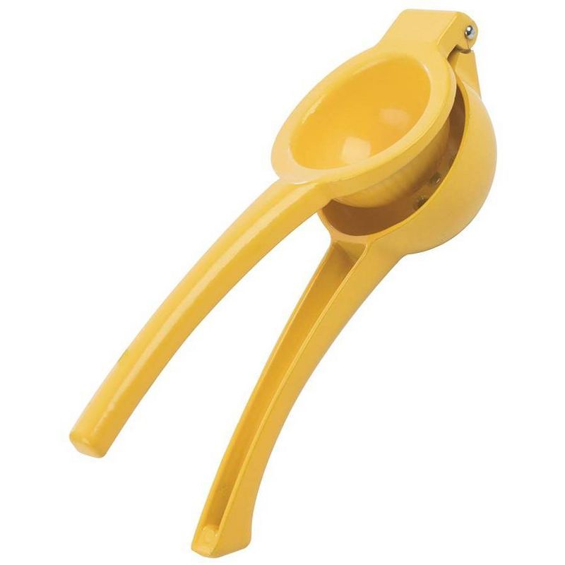 Yellow Aluminum Citrus Lemon Squeezer, Dishwasher Safe