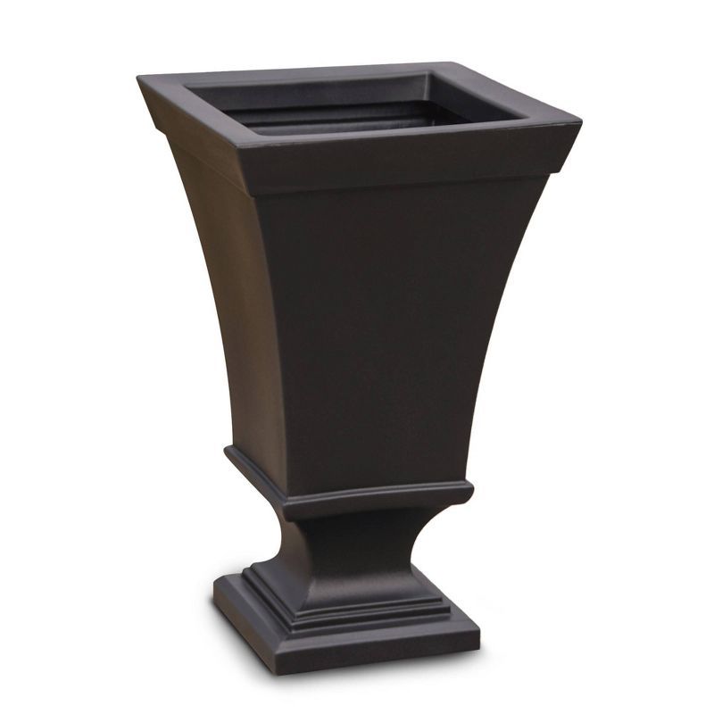 Vienna 26" Espresso Polyethylene Tall Urn Planter