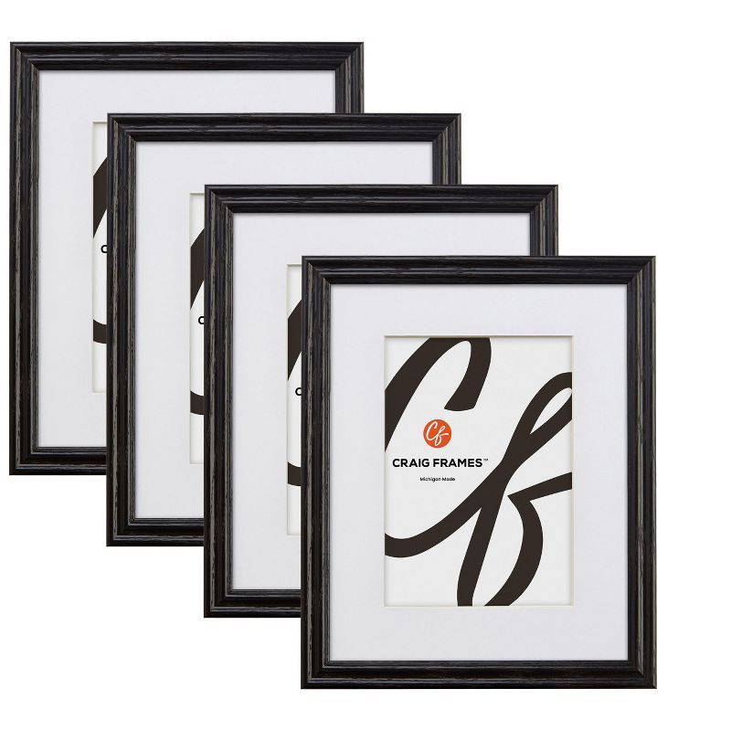 Classic Black Wood 20x20 Wall Picture Frame Set