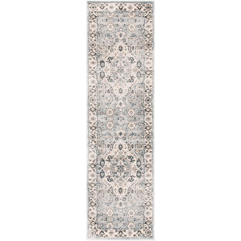 Isabella Cream and Beige Polypropylene Runner Rug