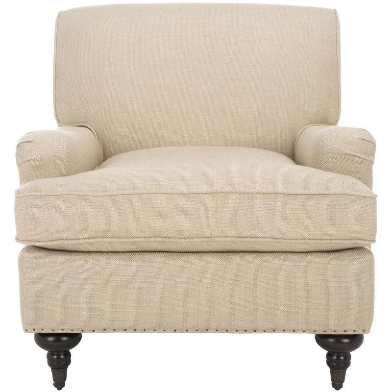 Antique Gold Contemporary Wood Accent Arm Chair