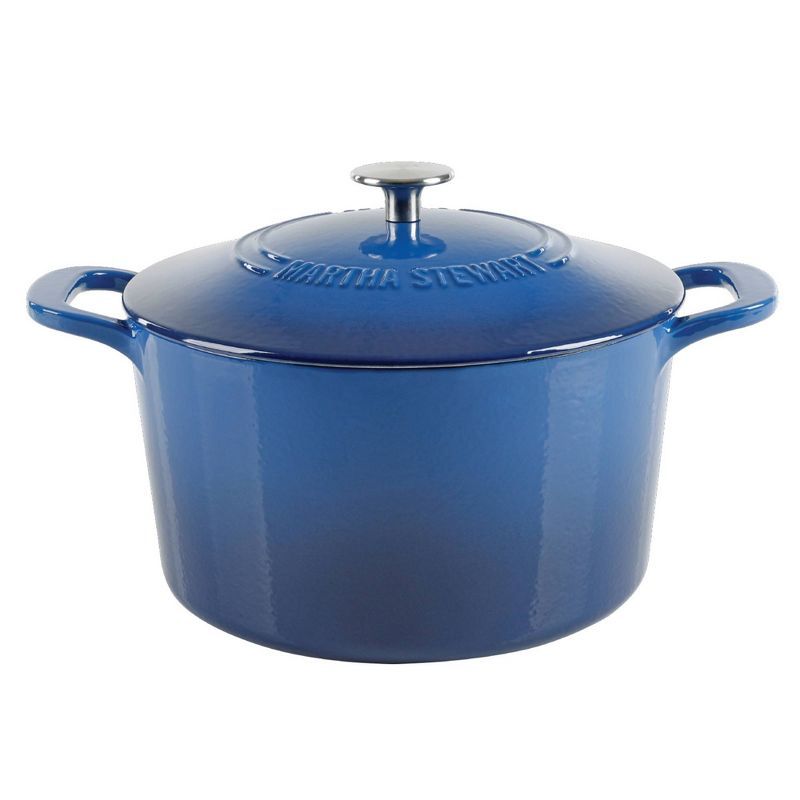 Classic Blue 7-Quart Enameled Cast Iron Dutch Oven