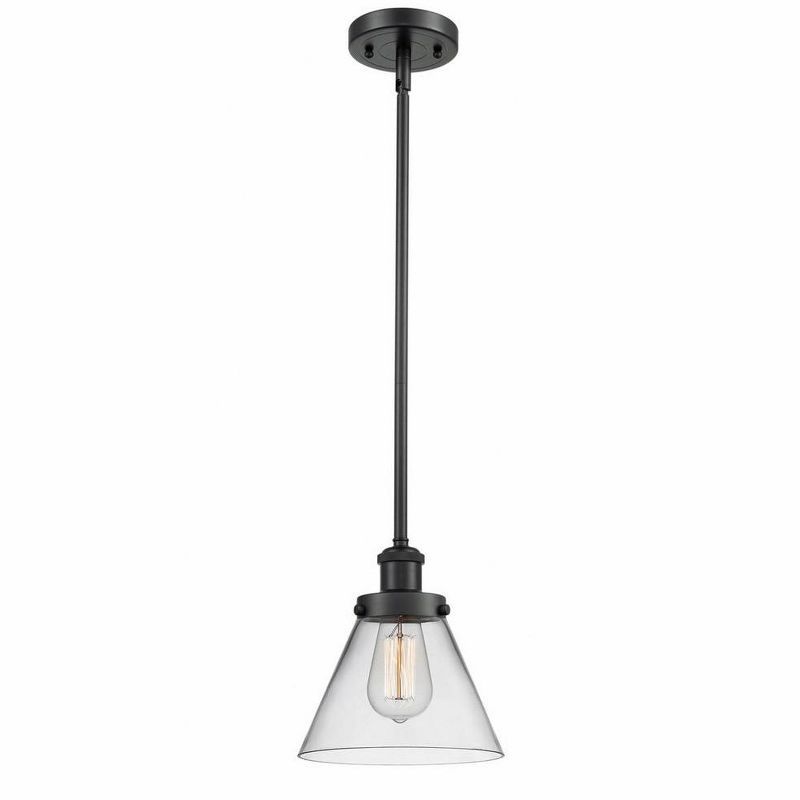 Matte Black Mini Pendant Light with Adjustable Swivel