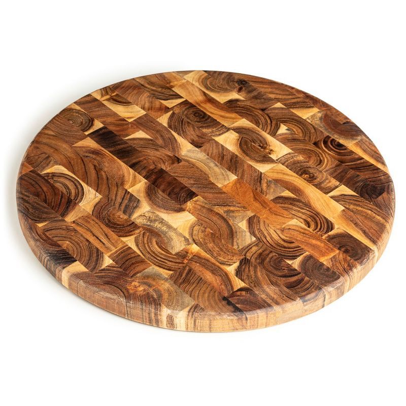 Taiga Round Light and Medium Wood Chopping Block