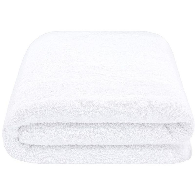 Oversized White Turkish Cotton Bath Sheet Set