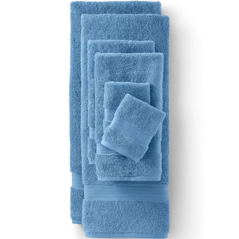 Edgewater Blue Supima Cotton 6-Piece Bath Towel Set