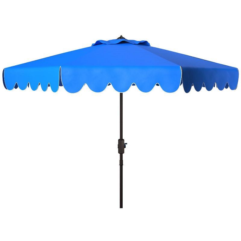 Venice 9Ft Pacific Blue Aluminum Crank Patio Umbrella