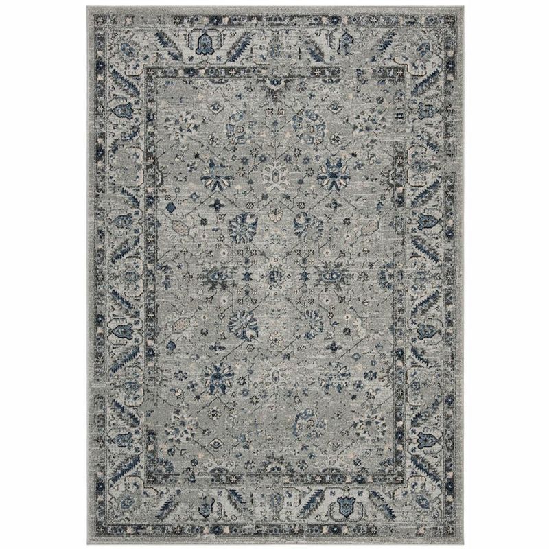 Charleston Dual-Tone Hand-Knotted 4' x 6' Synthetic Area Rug