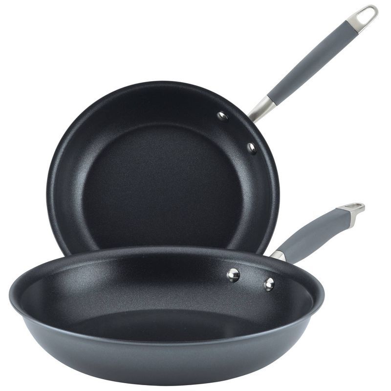 Anolon Advanced Moonstone Aluminum Nonstick Fry Pan Set