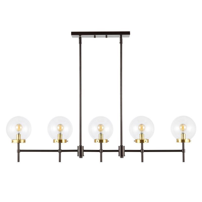 Mylah 5-Light Oil Rubbed Bronze Glass Globe Pendant