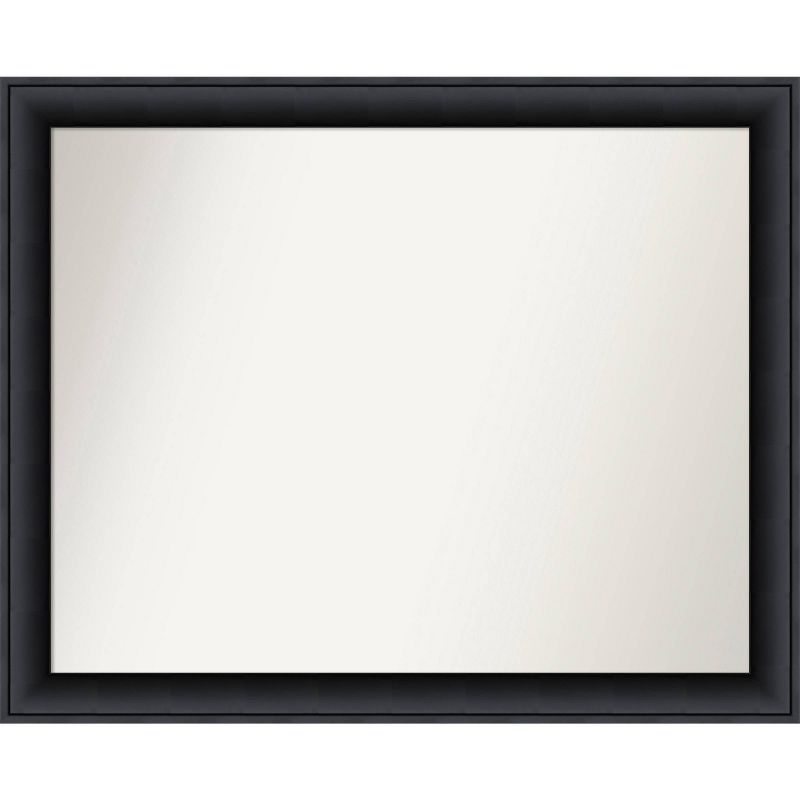 Nero Black Full Length Rectangular Wood Wall Mirror