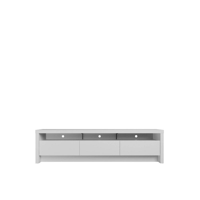 Sylvan White 77.56" TV Stand with Cabinet