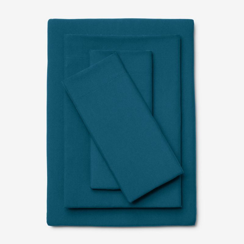 Peacock Blue Queen Microfiber 3-Piece Sheet Set