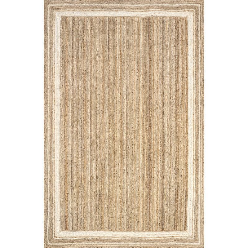 Nuloom Rikki Coastal Braided Jute Area Rug