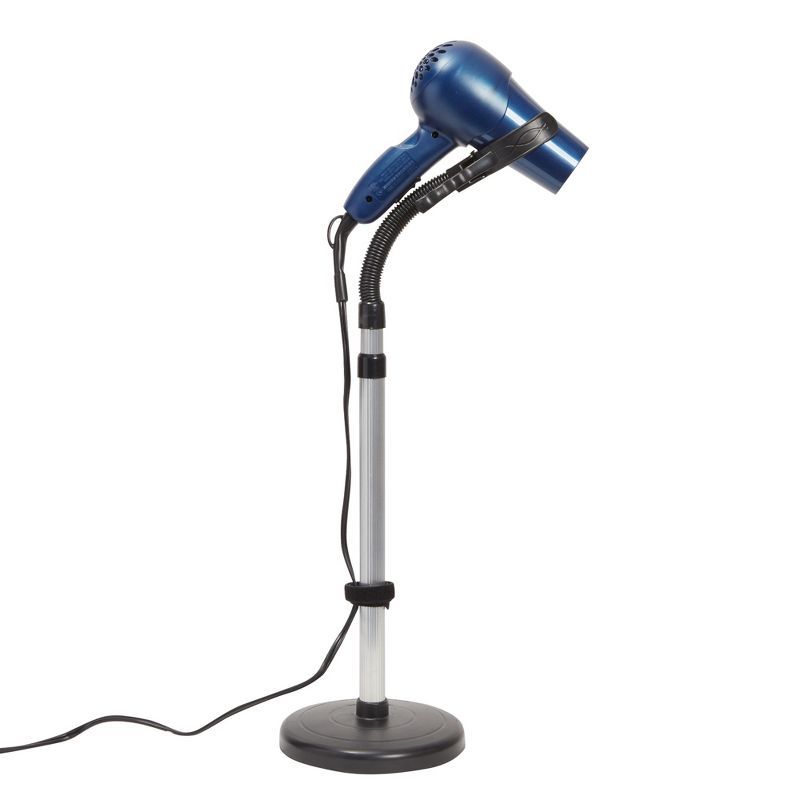 Adjustable Hands-Free Hair Dryer Stand with 360 Degree Rotation