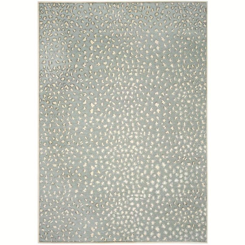 Ivory Elegance Hand-Knotted Wool & Silk 8' x 10' Area Rug