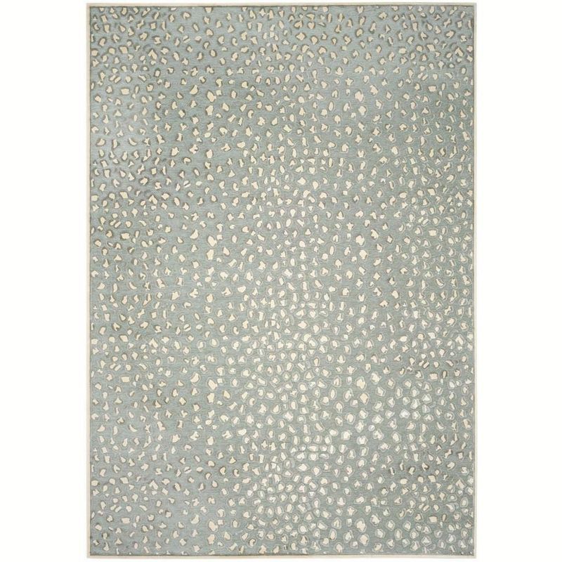 Ivory Elegance Hand-Knotted Wool & Silk 8' x 10' Area Rug