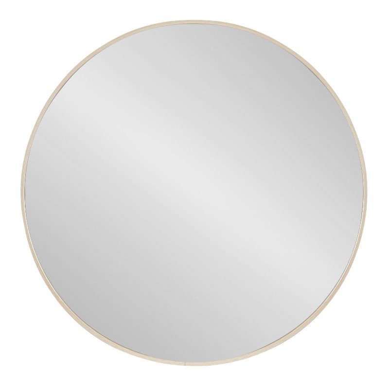 Zayda 24" Round Aluminum Bathroom Mirror