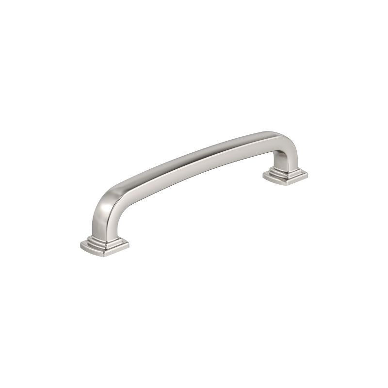 Polished Nickel 5-1/16" Modern Industrial Cabinet Pull