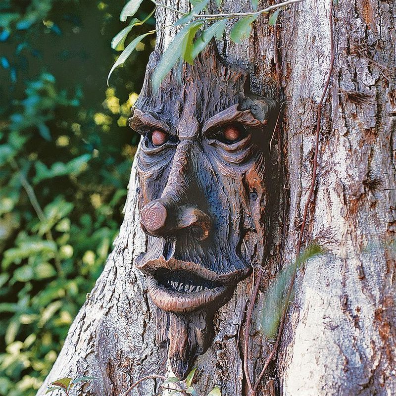 Woodtone Resin Greenman Tree Wall Sculpture