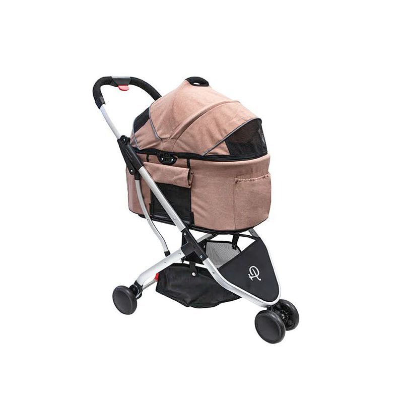 Desert Rose 3-in-1 Pet Stroller with Spacious Interior