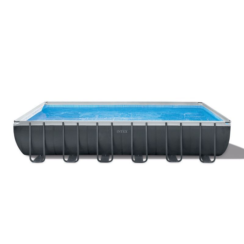 Intex Rectangular Ultra XTR Above Ground Pool with Sand Filter Pump