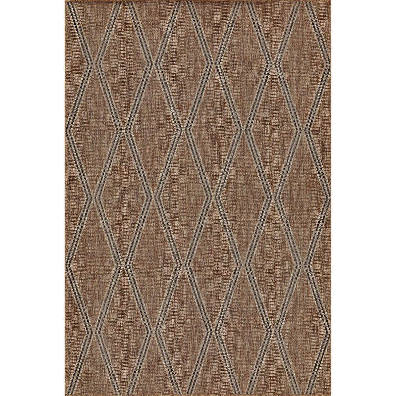 Hampton Basics 6'6" x 9' Modern Natural Synthetic Rug