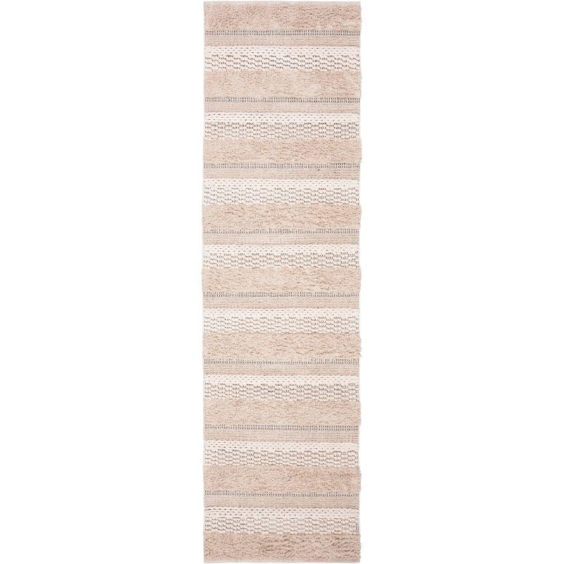 Ivory Coast Elegance Hand-Tufted Wool & Cotton 27" Runner Rug