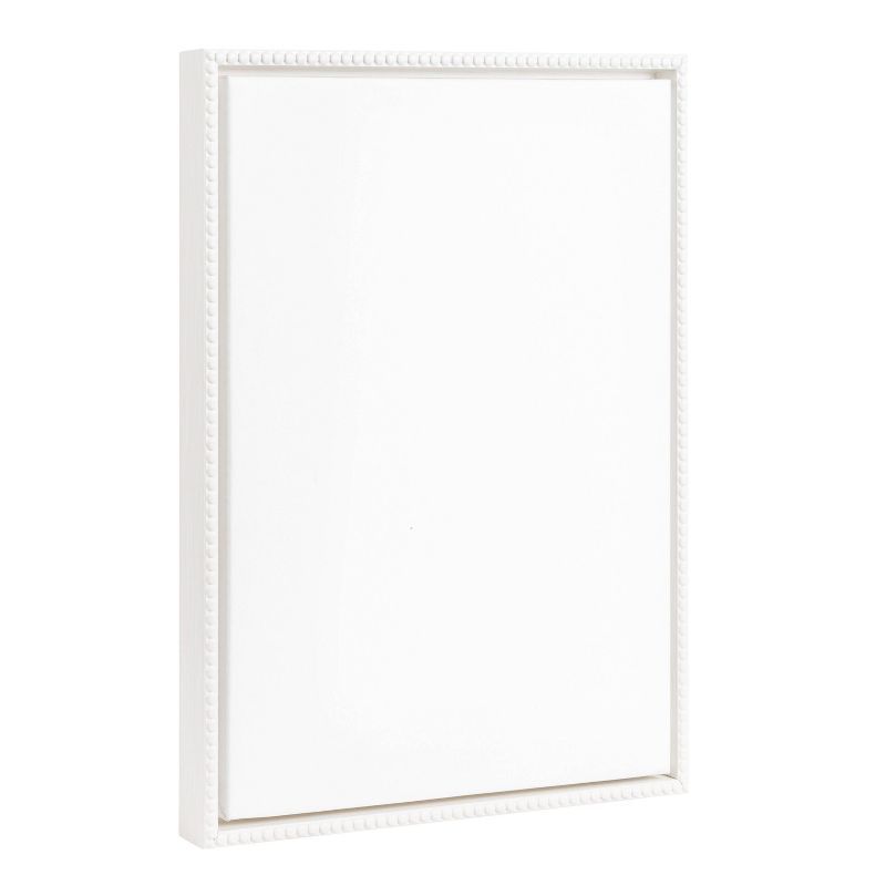 White Beaded Framed Canvas for Kids' Art Projects, 18" x 24"