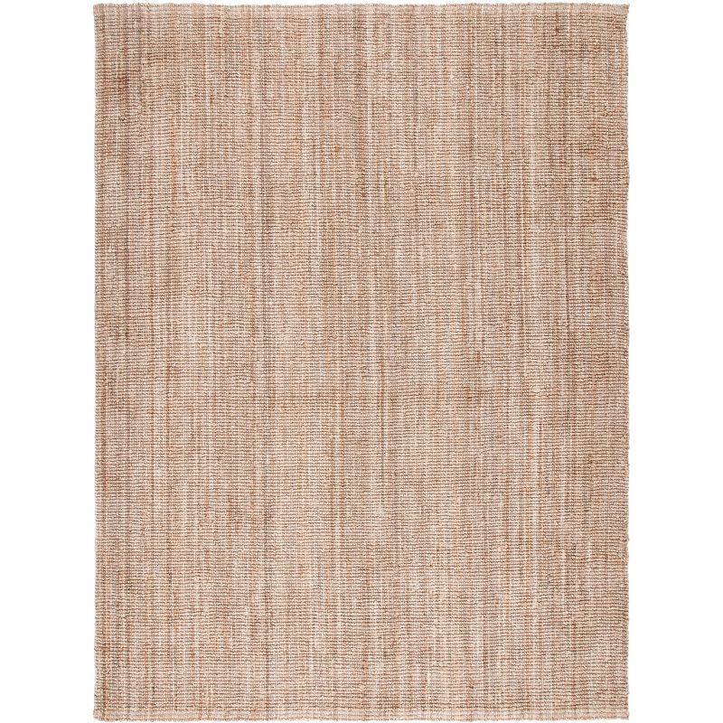 Hand-Knotted Coastal Charm Gray Jute 6' x 9' Area Rug