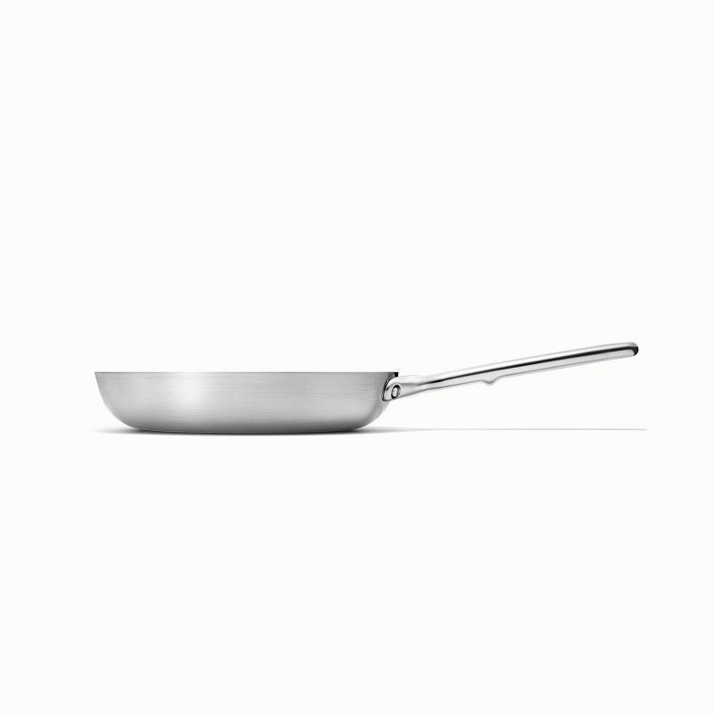 10.5" Stainless Steel Non-Stick Fry Pan with Ceramic Coating