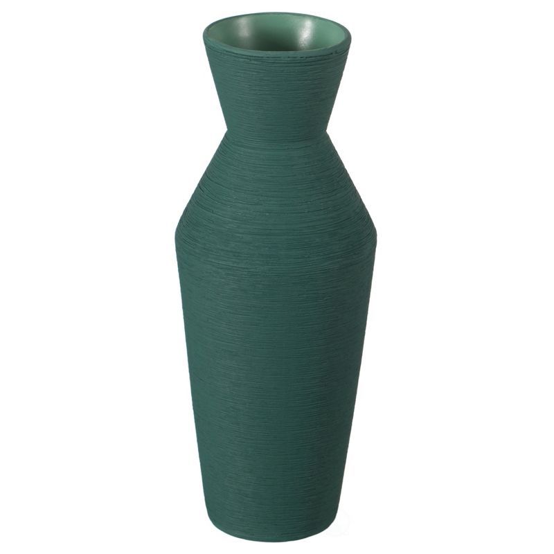 Elegant Green Ceramic 11" Decorative Table Vase