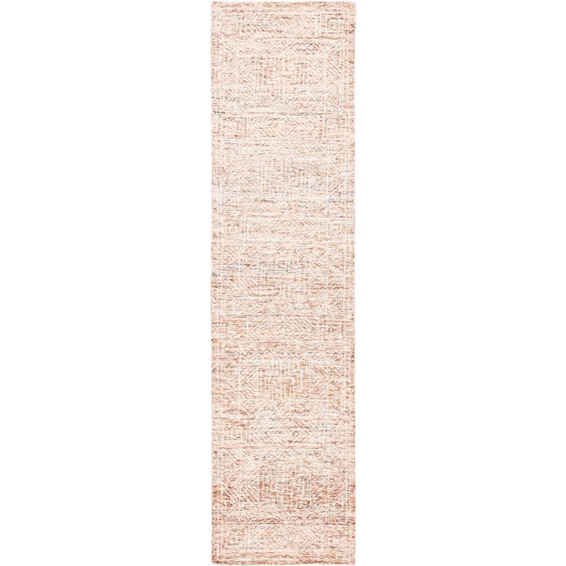 Capri Brown and Beige Hand-Tufted Wool Runner Rug