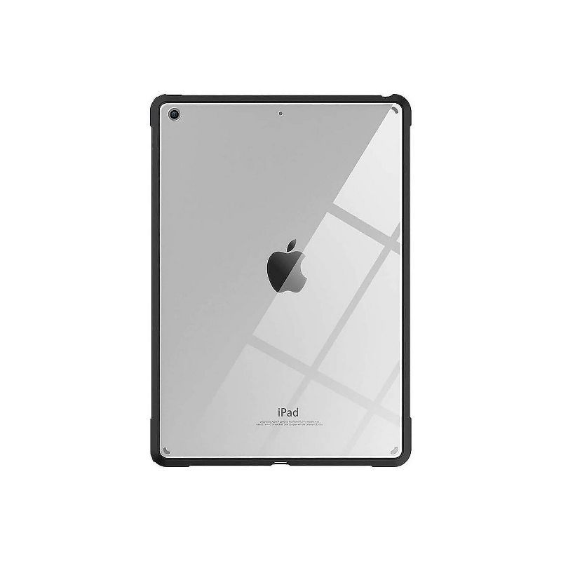 Black Clear Hybrid Flex Hard Shell Case for Apple iPad 10.2"